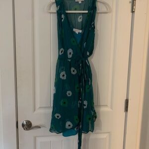 Amour Vert teal green dress